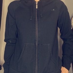 All Black Champion Jacket!